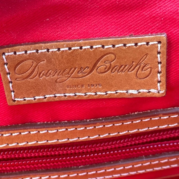 Dooney & Bourke Pebble Grain Leather Satchel Mint Green Excellent Condition - Picture 8 of 13